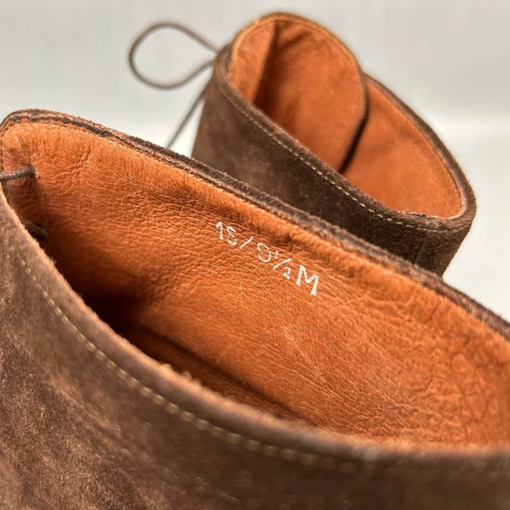 Nickels Soft Brown Genuine Suede Chukka Boots | Like New Condition | Quality